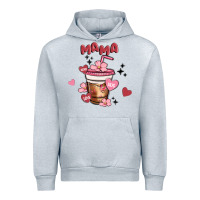 Heather Grey mama coffee cups Urban Hoodie - MaliasSmallBusiness