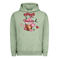 Pigment Oil Green mama coffee cups Urban Hoodie - MaliasSmallBusiness