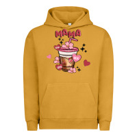 Pigment Peanut Butter mama coffee cups Urban Hoodie - MaliasSmallBusiness