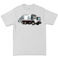Dove Grey garbage truck Premium Tee - Artiststas