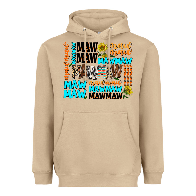 Maw Maw Heavyweight Hoodie by AdoDesignShop | Teevron