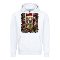 Christmas Heifer With Leoard And Cowhide Zipper Hoodie | Teevron