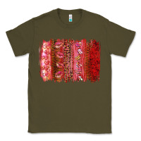 Army Green valentine's day brushstroke Classic Tee - RanaPortraitStore