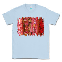 Dusty Blue valentine's day brushstroke Classic Tee - RanaPortraitStore