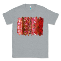 Heather Grey valentine's day brushstroke Classic Tee - RanaPortraitStore