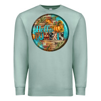 Seafoam hello pumpkin earrings Premium Sweatshirt - BundleAndBundleShop