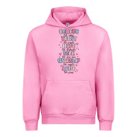Fuchsia Pink believe like mary trust like joseph valentine s da Urban Hoodie - MaliasSmallBusiness