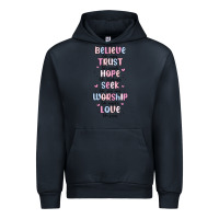 Navy believe like mary trust like joseph valentine s da Urban Hoodie - MaliasSmallBusiness