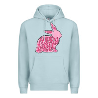 Blue Mist happy easter rabbit Premium Hoodie - MaliasSmallBusiness