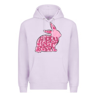 Lilac happy easter rabbit Premium Hoodie - MaliasSmallBusiness
