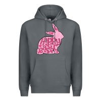 Rock happy easter rabbit Premium Hoodie - MaliasSmallBusiness