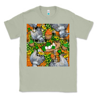 Matcha St. Patricks Chicken With Cupcake Leopard Classic Tee - FaDigitalArtStudio