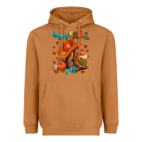 Meerkat happy fall y'all  cowgirl Heavyweight Hoodie - AdoDesignShop