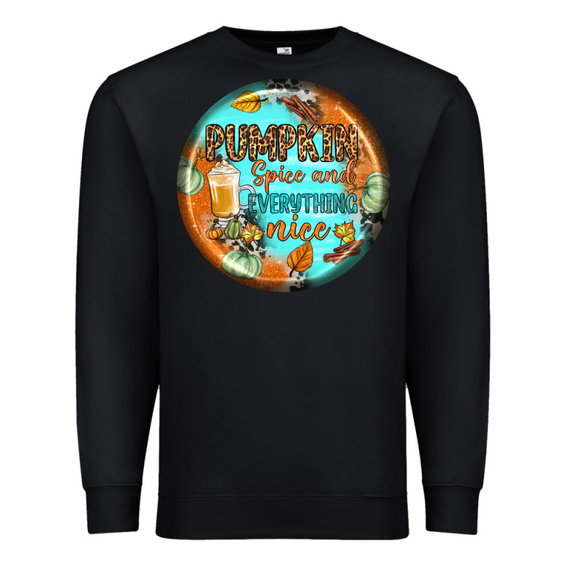 Pumpkin Spice And Everythink Nice Earrings Premium Sweatshirt by BundleAndBundleShop | Teevron