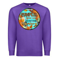 Purple pumpkin spice and everythink nice earrings Premium Sweatshirt - BundleAndBundleShop