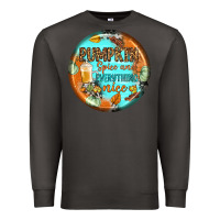Smoke pumpkin spice and everythink nice earrings Premium Sweatshirt - BundleAndBundleShop