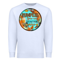 White pumpkin spice and everythink nice earrings Premium Sweatshirt - BundleAndBundleShop