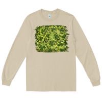 Mushroom st patrick's day shamrock leopard background Long Sleeve Tee - RanaPortraitStore