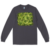 Smoke st patrick's day shamrock leopard background Long Sleeve Tee - RanaPortraitStore