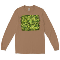 Toasted Coconut st patrick's day shamrock leopard background Long Sleeve Tee - RanaPortraitStore