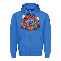 Halloween Rainbow Zipper Hoodie | Teevron