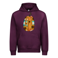 Mauve Wine Serape sunflower pumpkin Urban Hoodie - NancyCooperArtShop
