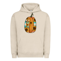 Pigment French Oak Serape sunflower pumpkin Urban Hoodie - NancyCooperArtShop
