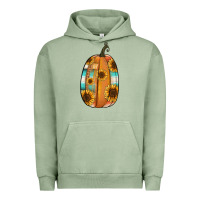 Pigment Oil Green Serape sunflower pumpkin Urban Hoodie - NancyCooperArtShop