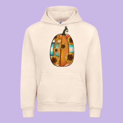 Serape Sunflower Pumpkin Urban Hoodie Designed By Nancycooperartshop