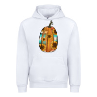White Serape sunflower pumpkin Urban Hoodie - NancyCooperArtShop