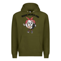 Army Green boujee ballpark babe Premium Hoodie - MaliasSmallBusiness
