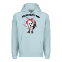 Blue Mist boujee ballpark babe Premium Hoodie - MaliasSmallBusiness