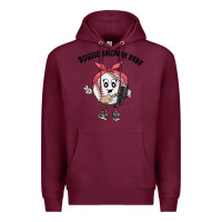 Burgundy boujee ballpark babe Premium Hoodie - MaliasSmallBusiness
