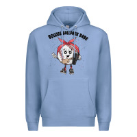 Colony Blue boujee ballpark babe Premium Hoodie - MaliasSmallBusiness