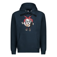 Navy boujee ballpark babe Premium Hoodie - MaliasSmallBusiness