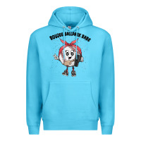 Ocean Blue boujee ballpark babe Premium Hoodie - MaliasSmallBusiness