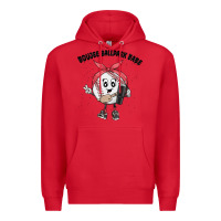 Red boujee ballpark babe Premium Hoodie - MaliasSmallBusiness