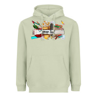 Matcha costomized teachers name Heavyweight Hoodie - AdoDesignShop