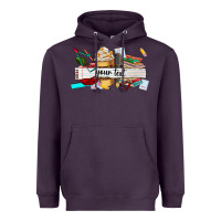 Plum costomized teachers name Heavyweight Hoodie - AdoDesignShop