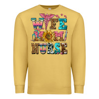Antique Gold wife mom nurse Premium Sweatshirt - AdoDesignShop