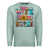 Seafoam wife mom nurse Premium Sweatshirt - AdoDesignShop
