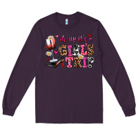 Plum oh sip its a girls trip Long Sleeve Tee - AdoDesignShop