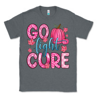 Charcoal Heather go fight cure Classic Tee - Zillion Design Studio