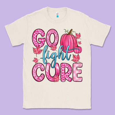 Go Fight Cure Classic Tee Designed By Zillion Design Studio