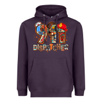 Plum 911 dispatcher Heavyweight Hoodie - AdoDesignShop