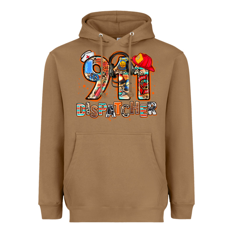 911 Dispatcher Heavyweight Hoodie by AdoDesignShop | Teevron