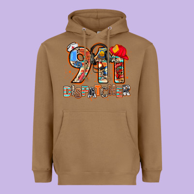 911 Dispatcher Heavyweight Hoodie Designed By Adodesignshop