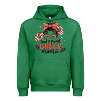 Emerald loud&proud mama messy bun Urban Hoodie - MaliasSmallBusiness