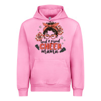 Fuchsia Pink loud&proud mama messy bun Urban Hoodie - MaliasSmallBusiness