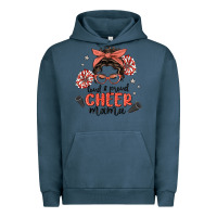 Pigment Midnight Navy loud&proud mama messy bun Urban Hoodie - MaliasSmallBusiness
